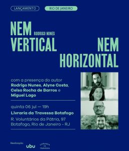 Lançamento livro do Prof Rodrigo Nunes