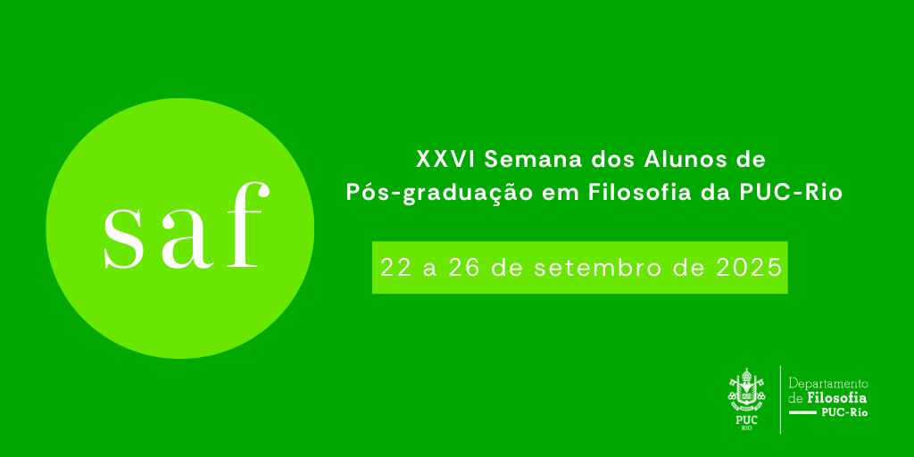 VENHA PARTICIPAR DA XXVI SAF PUC-Rio